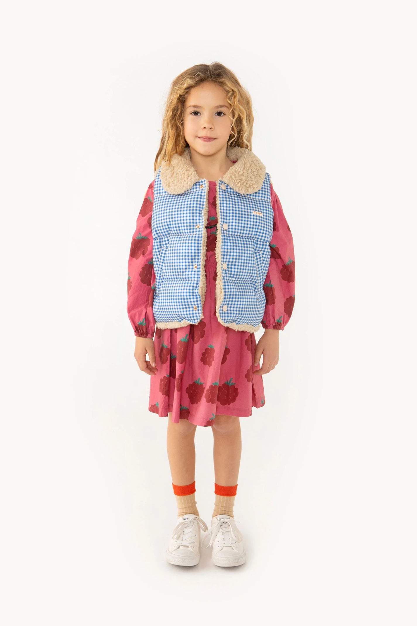 CHALECO TINY AZUL VICHY