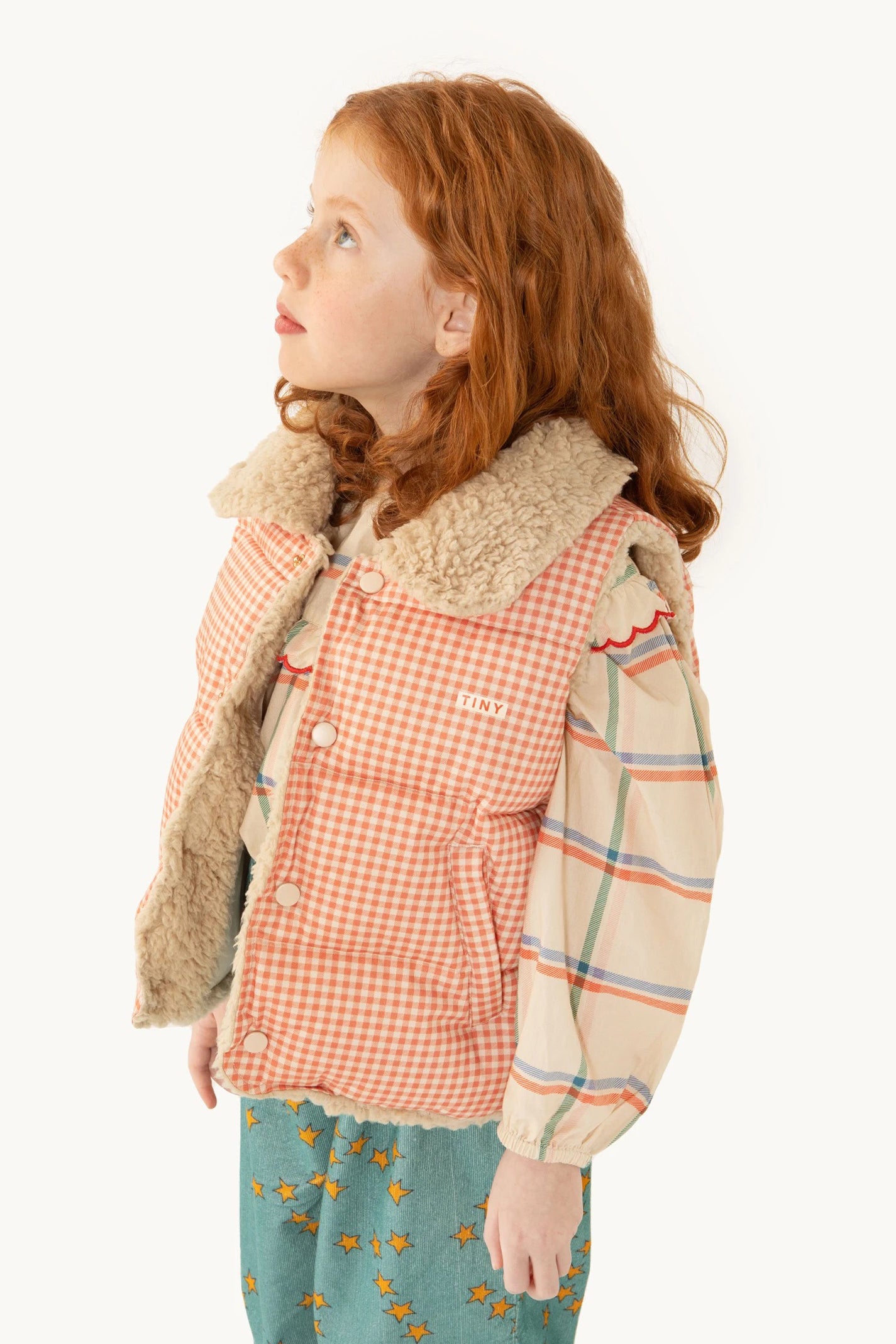CHALECO TINY ROJO VICHY
