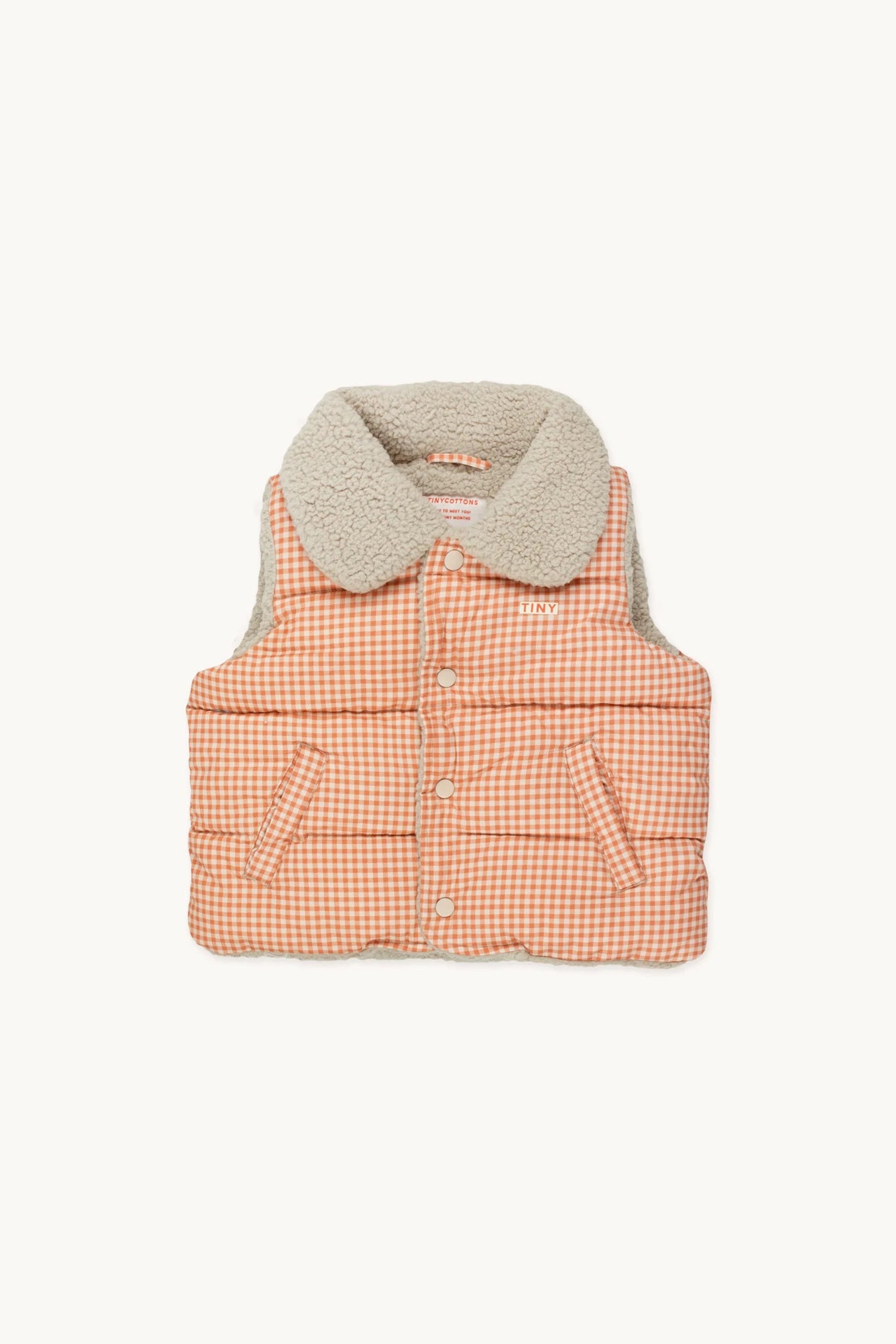 CHALECO TINY ROJO VICHY