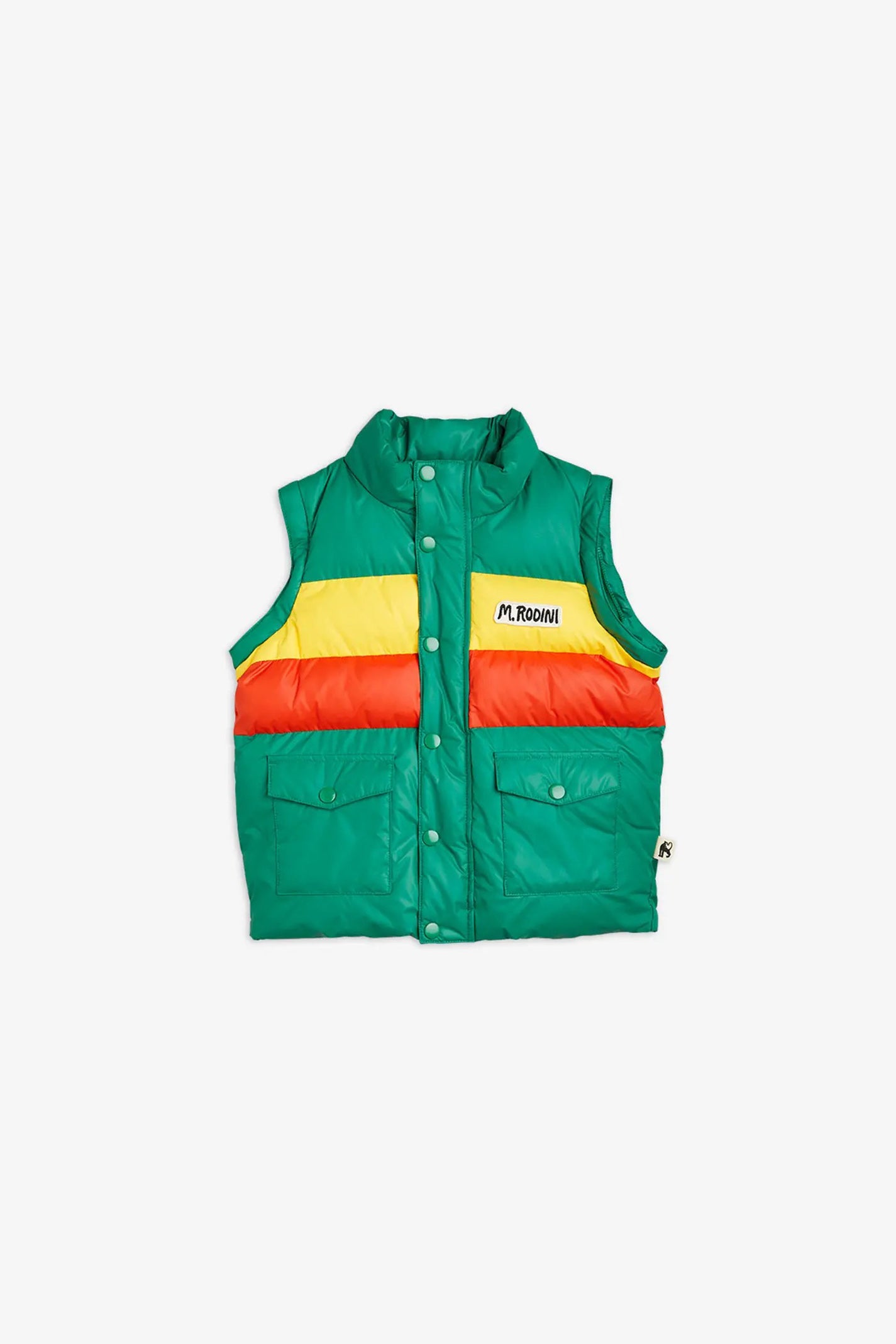 CAZADORA ESTILO RETRO MINI RODINI ZIP SLEEVE PUFFER