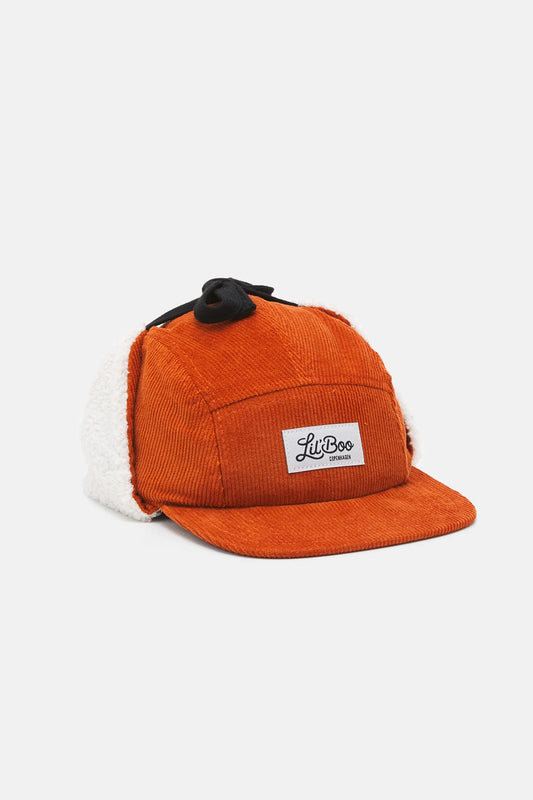 GORRO 5 PANELES LIL'BOO CORDUROY CARAMEL KIDS