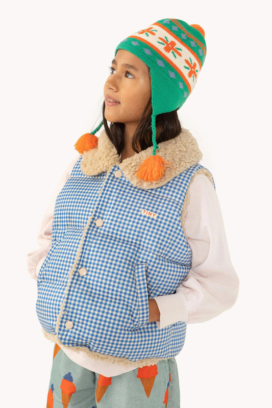 CHALECO TINY AZUL VICHY