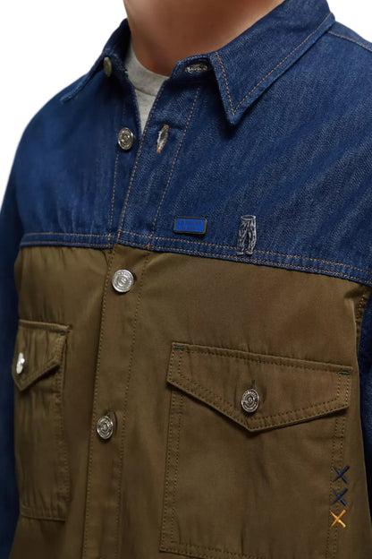CAMISA DENIM CON PANELES SCOTCH & SODA